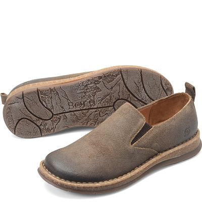 Bryson shown in Taupe Avola Distressed (Tan)