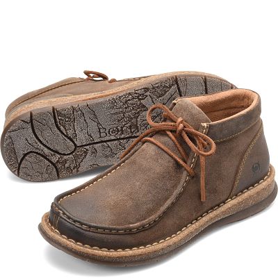 Brock shown in Taupe Avola Distressed (Tan)