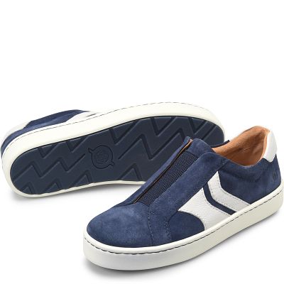 Beck Slip On shown in Navy Indigo White Combo (Blue)