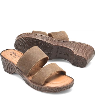 Sana Basic shown in Taupe Distressed (Tan)