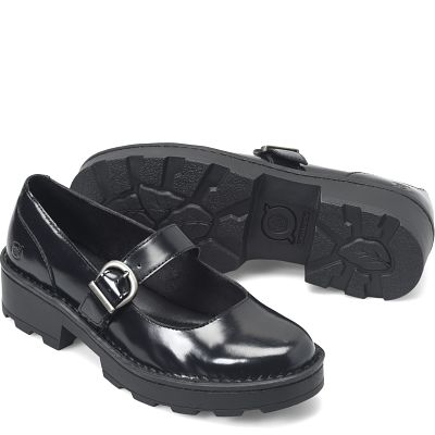 Casandra shown in Black Box Calfskin (Black)